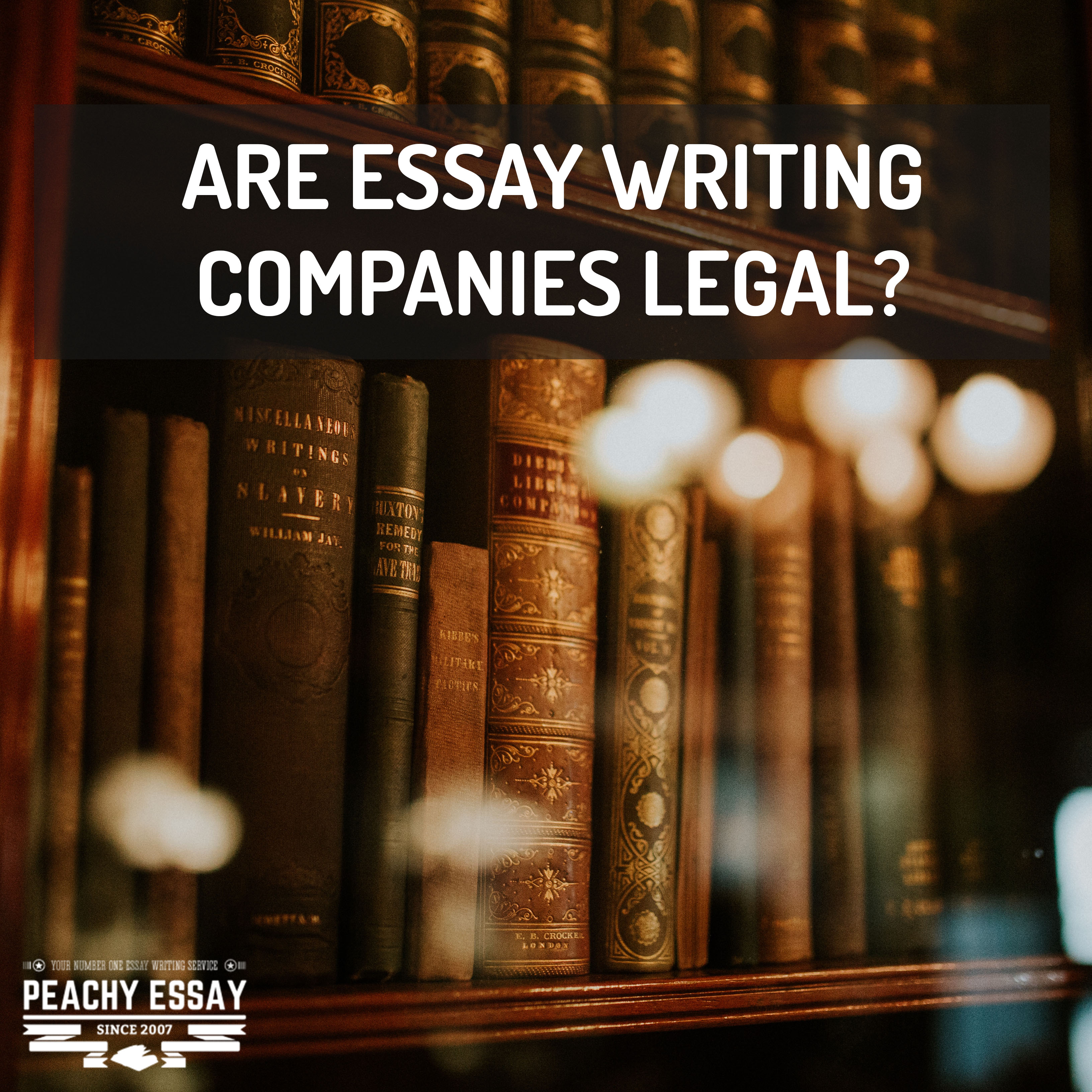 Are essay writing companies legal
