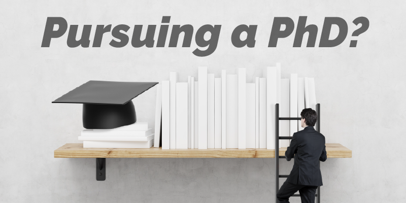 Pursuing a PhD