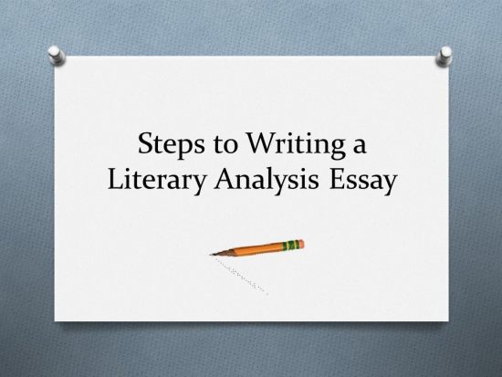 how to analyse a literary text