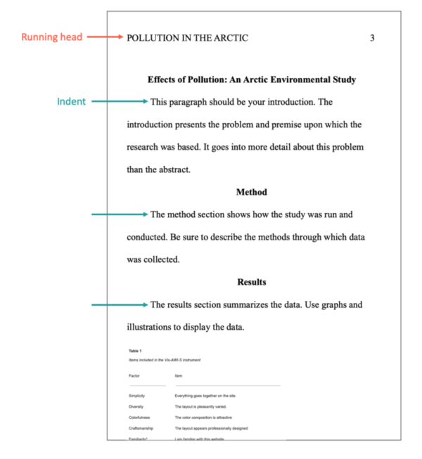 essay formatting apa