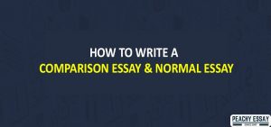 Comparison Essay and Normal Essay