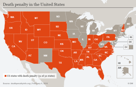 Status of Death Penalty in the USA