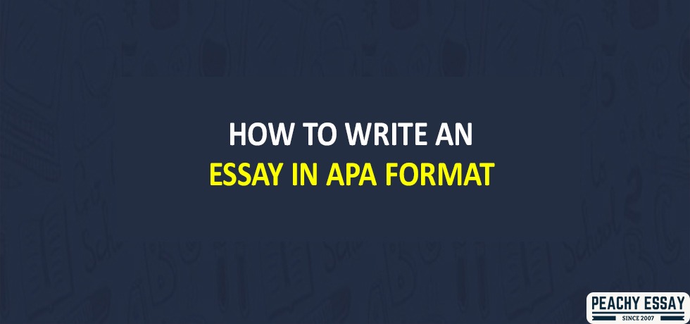 how do i write a paper in apa format