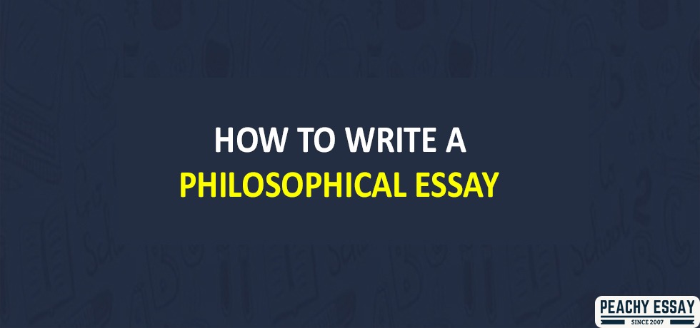 philosophy essay format