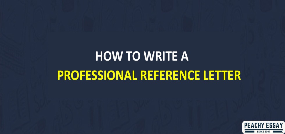 Professional Reference Letter
