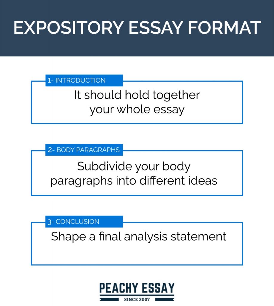 statement about the expository essay is true