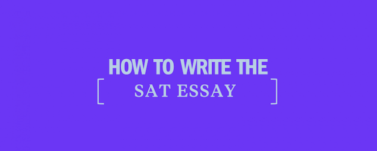 how to write a sat essay