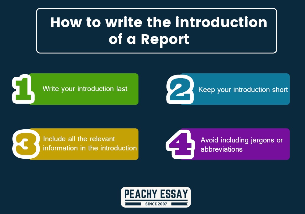 How to Write the Introduction of a Report