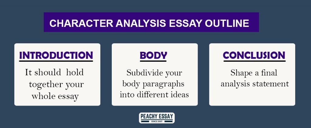character analysis essay define