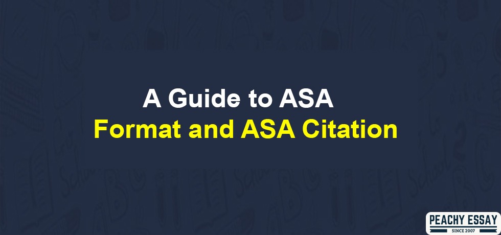 what is asa format
