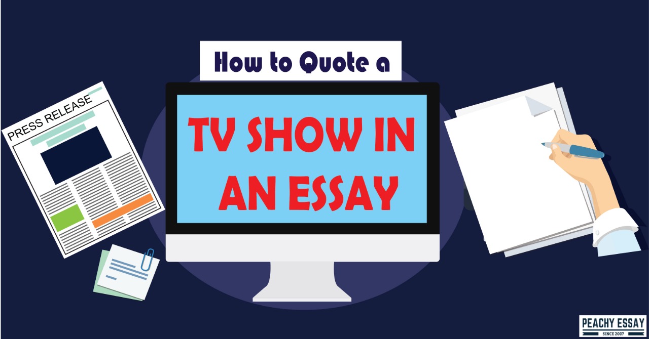 college essay about tv shows