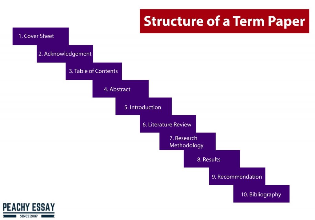 parts of a term paper