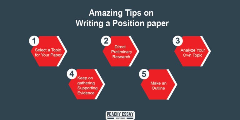 How To Write A Winning Position Paper - Peachy Essay