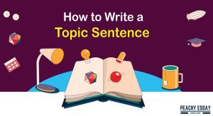 how to write topic sentence