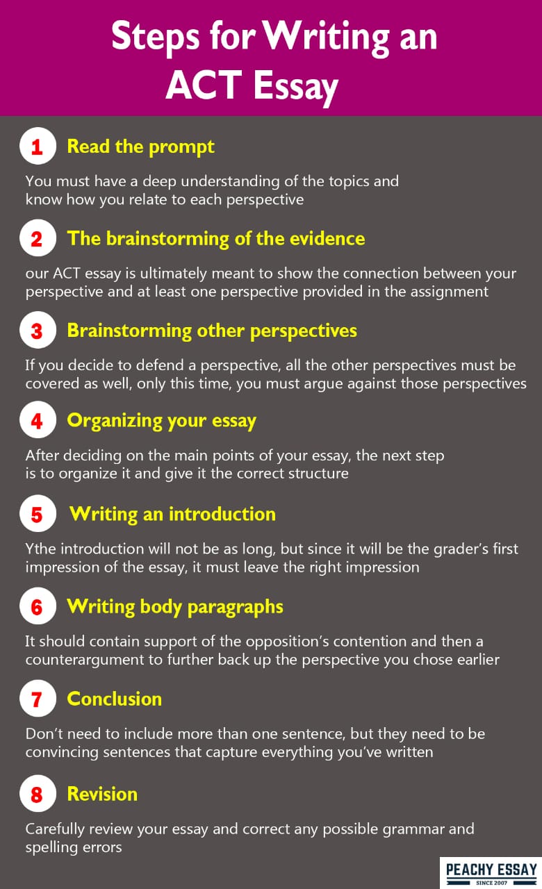 how to write a good essay for the act