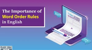 Importance of Word Order Rules in English