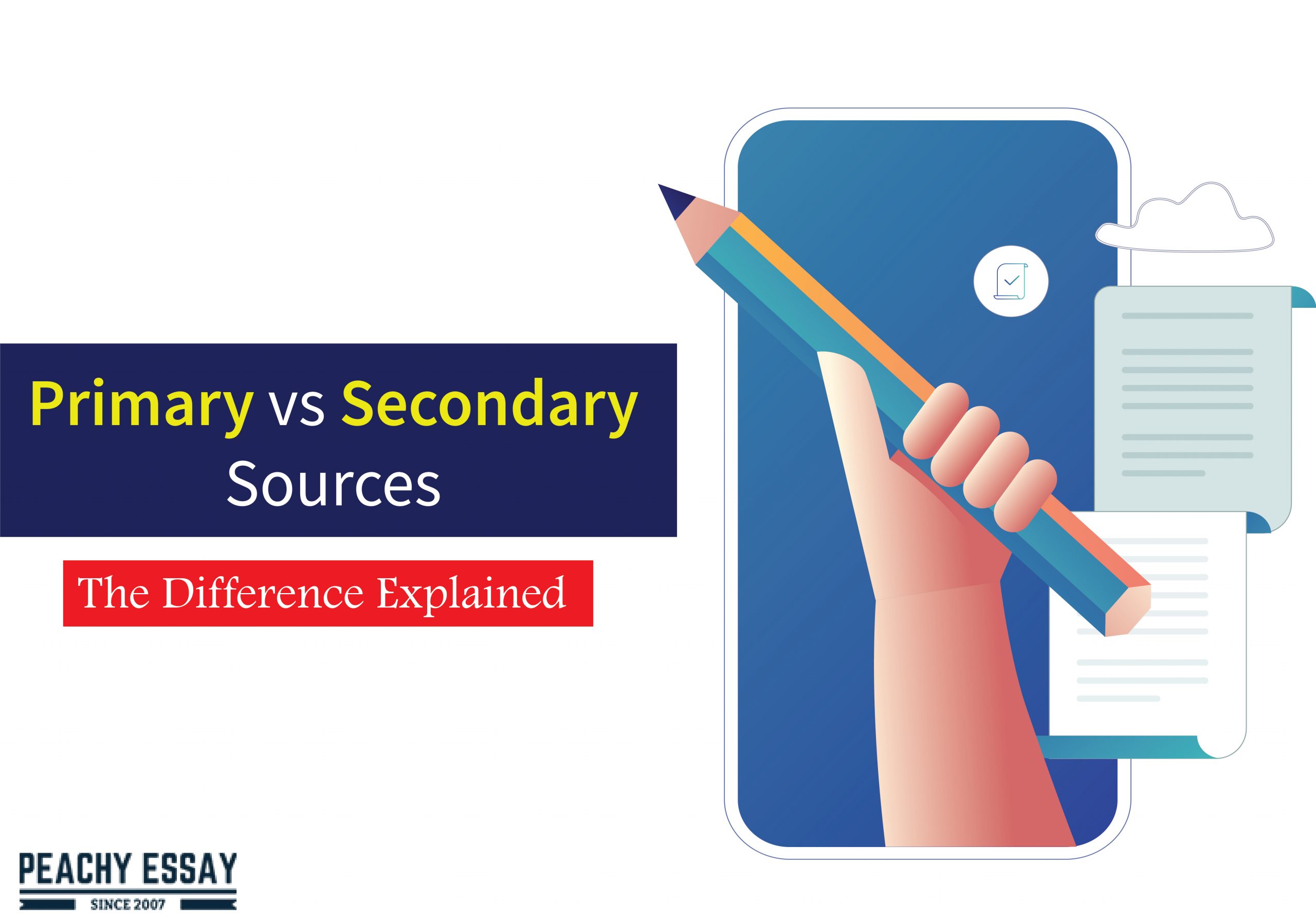 secondary sources essay definition