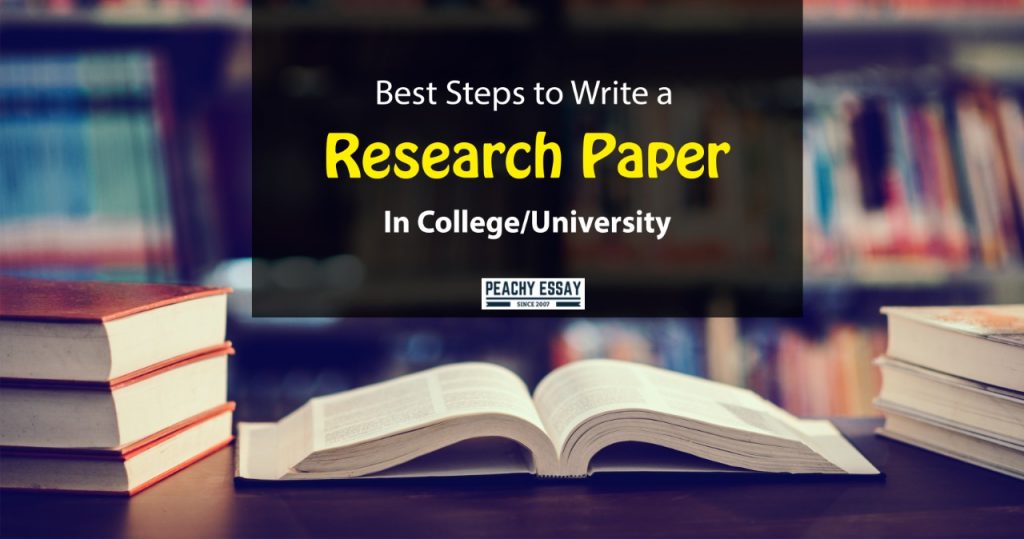 Steps to Write a Research Paper in College