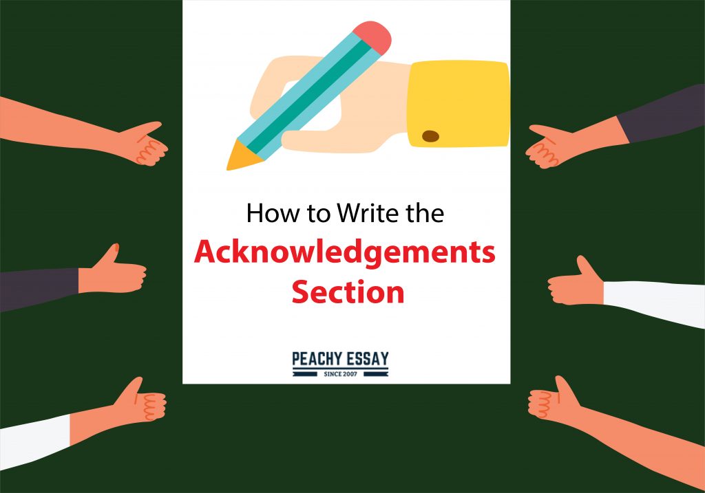 Write the Acknowledgements Section
