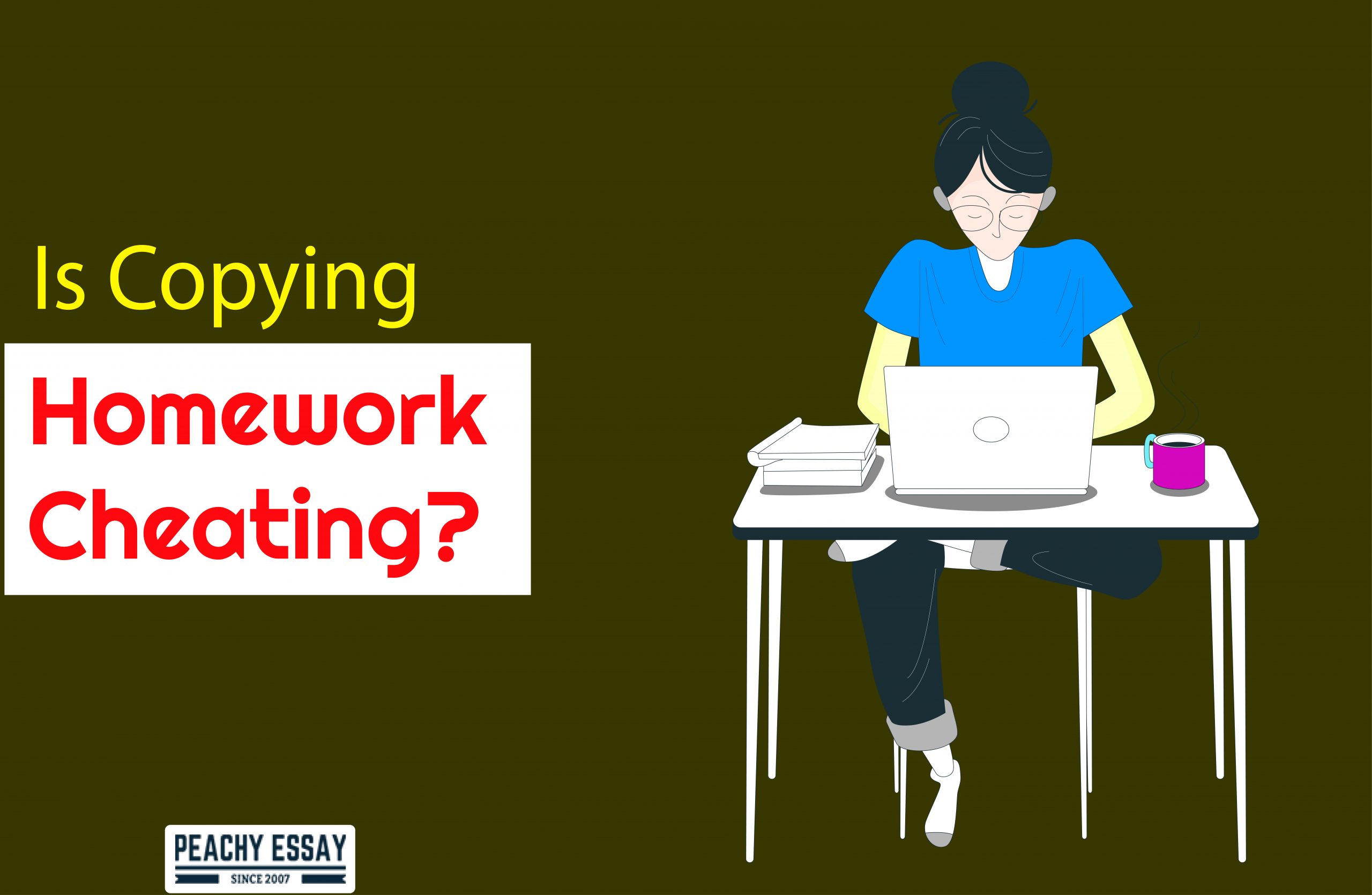 is copying homework wrong