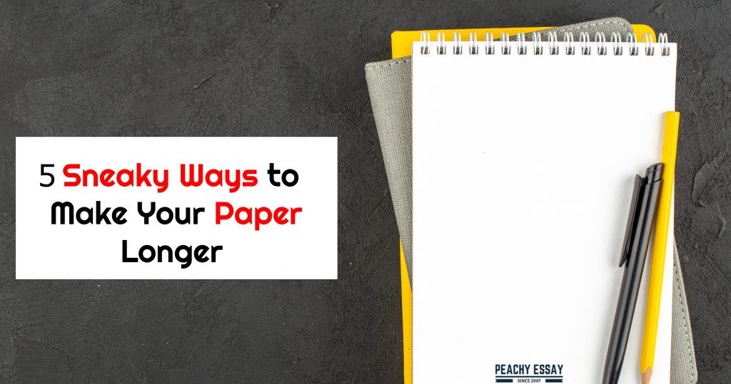 Ways to Make Paper Longer