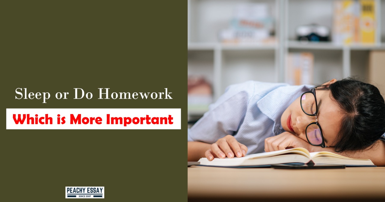 which is more important homework or sleep