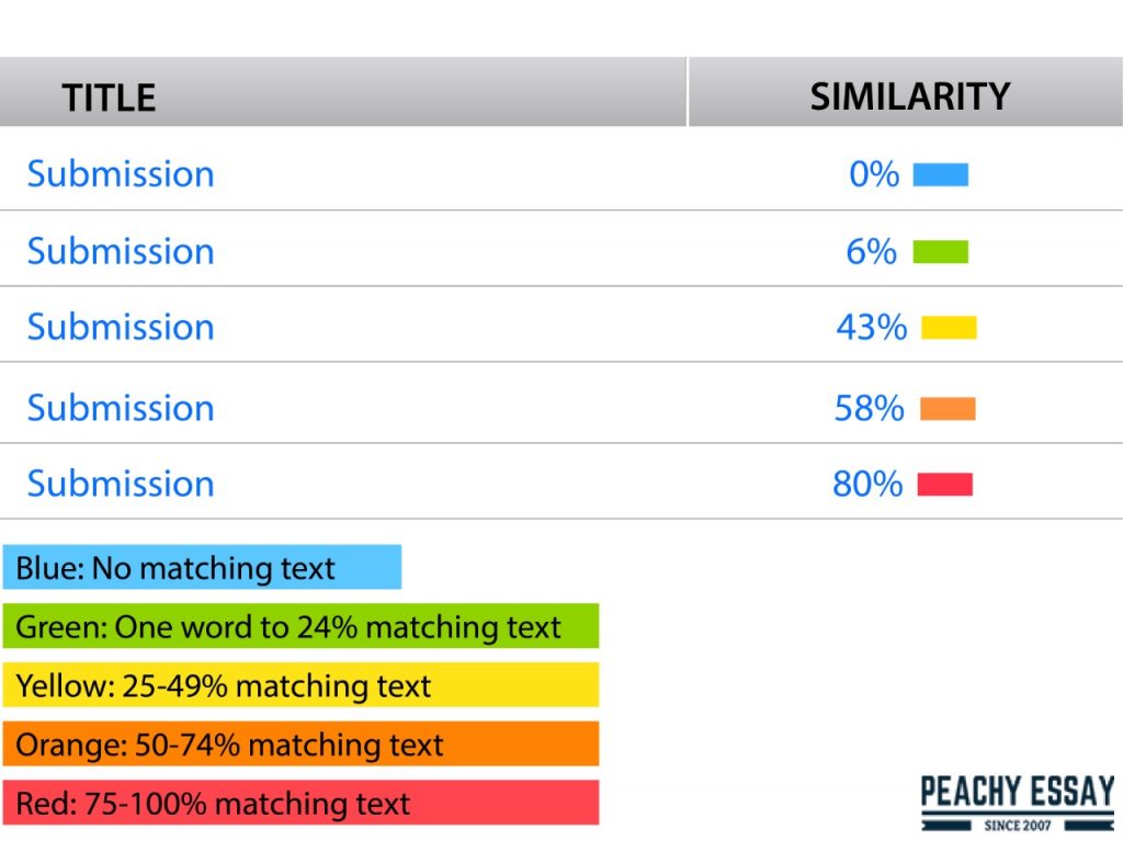 Similarity Score on Turnitin