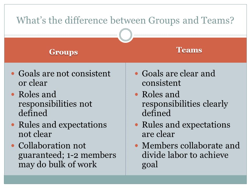 Groups vs. Teams: What's the Difference?