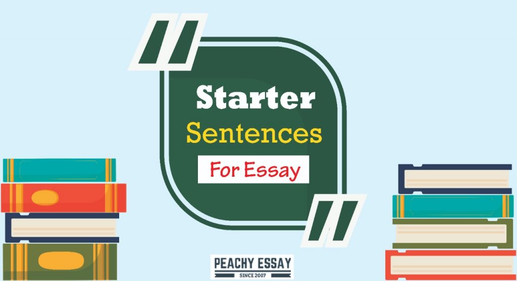 Starter Sentences For Essays Examples And How To Write Them