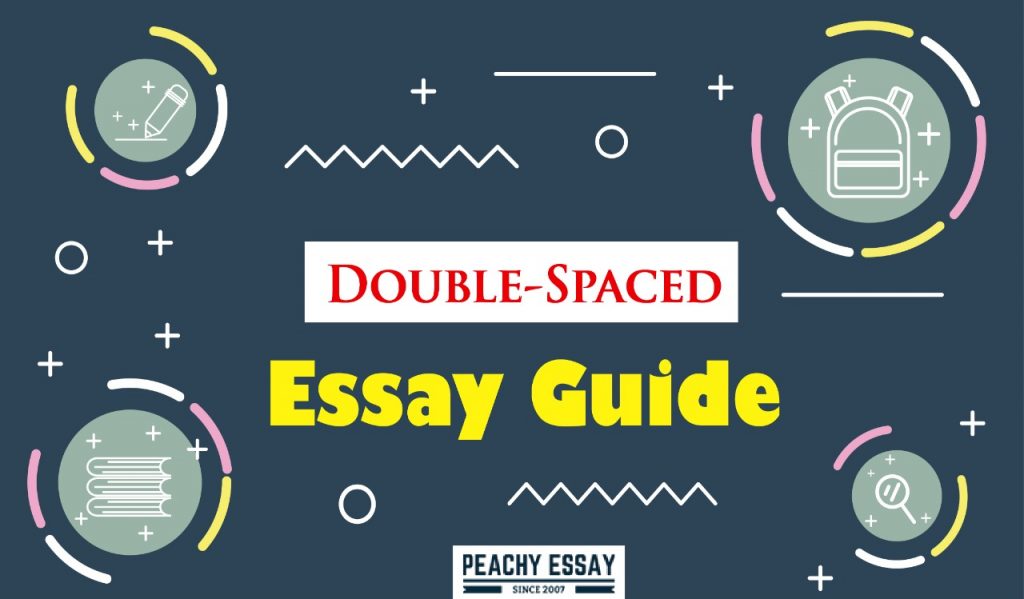 should you double space a college essay