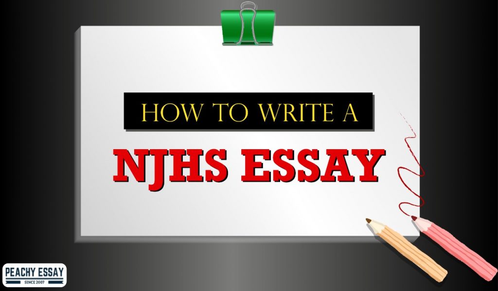 how to write an essay for njhs