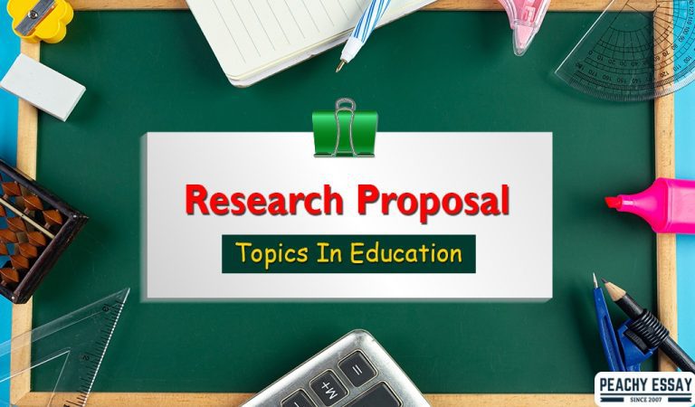proposal topics in education
