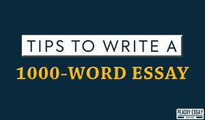 Write a 1000-Word Essay