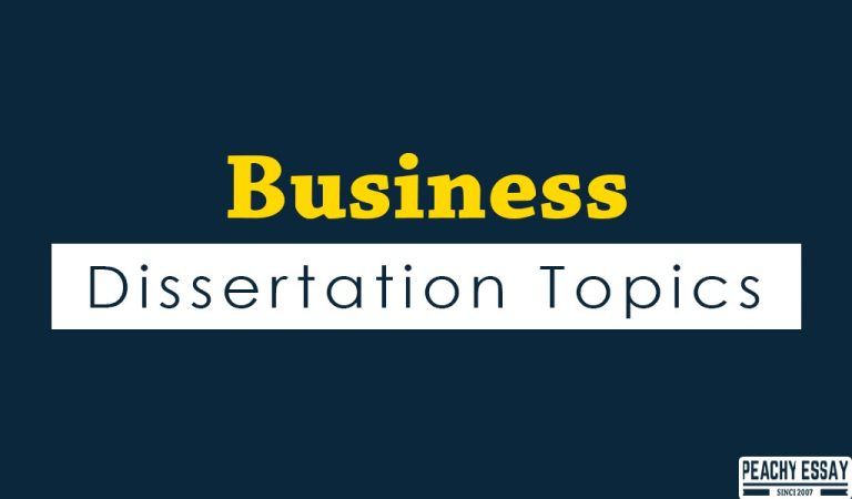 digital business dissertation topics