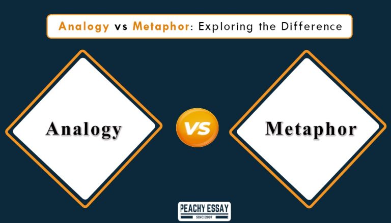 Analogy vs. Metaphor: Exploring the Difference